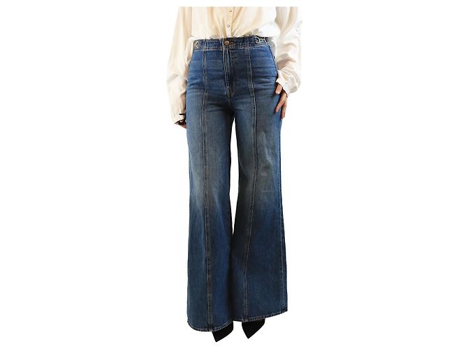 Ulla Johnson Blue flared jeans - size UK 10