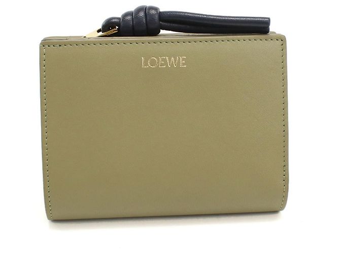 Loewe Bi-Fold Wallet in Khaki