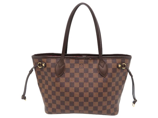 Bolsa Tote Feminina Louis Vuitton Neverfull PM Marrom
