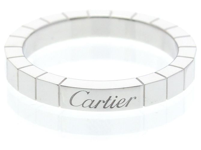 Anillo de moda Cartier Lanieres en oro blanco Plata