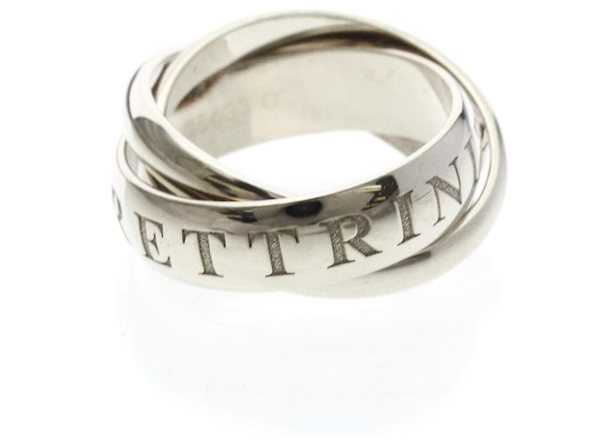 Anillo Trinity Cartier Edición Limitada de Navidad Plata