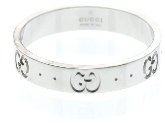 Anello Icon Gucci in oro bianco (18K) Argento