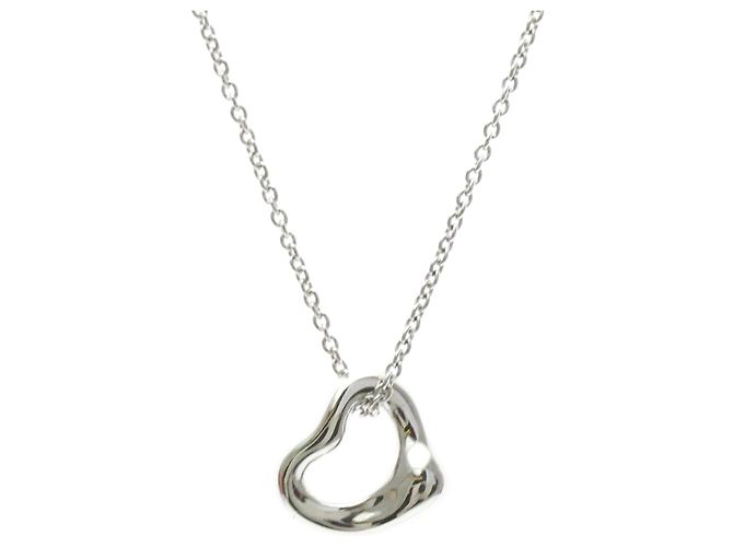 Tiffany & Co Colar Tiffany Open Heart Extra Mini Prata