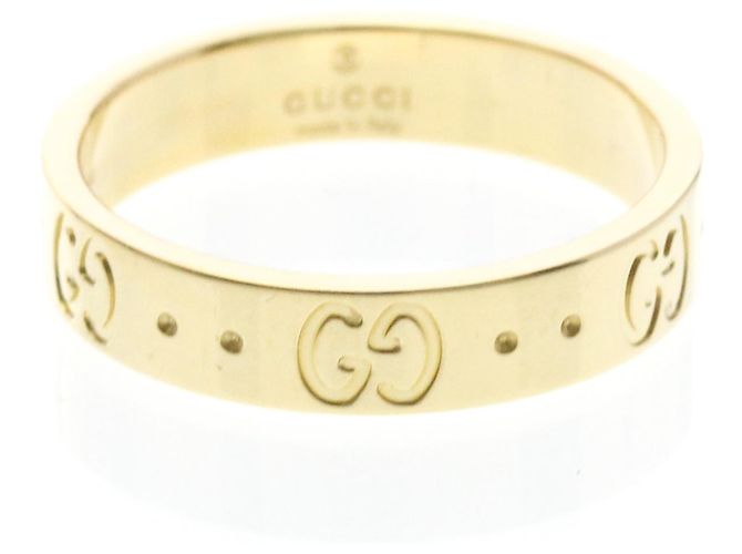 Anillo Icon Gucci en oro amarillo de 18K Dorado