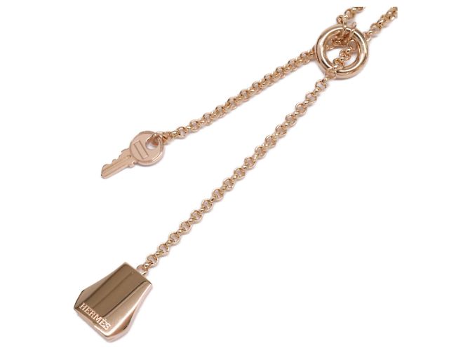 Hermès Clochette Kelly PM Hermes in Oro Rosa D'oro