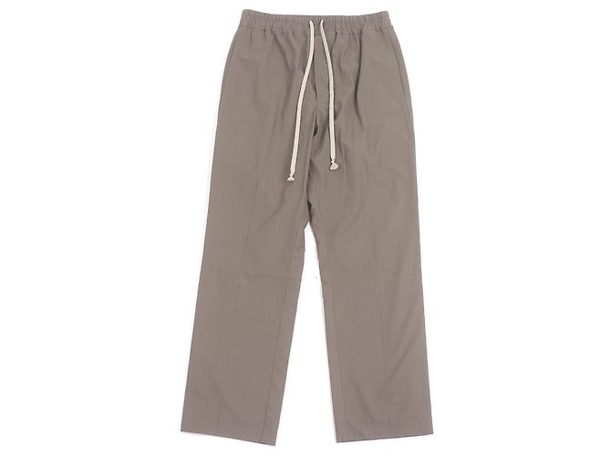 Calças de algodão Rick Owens Bege