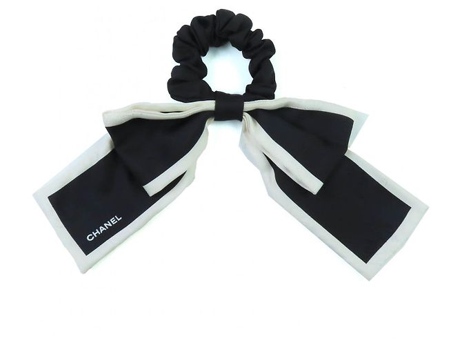 Timeless Accessorio per capelli in seta Chanel Nero 