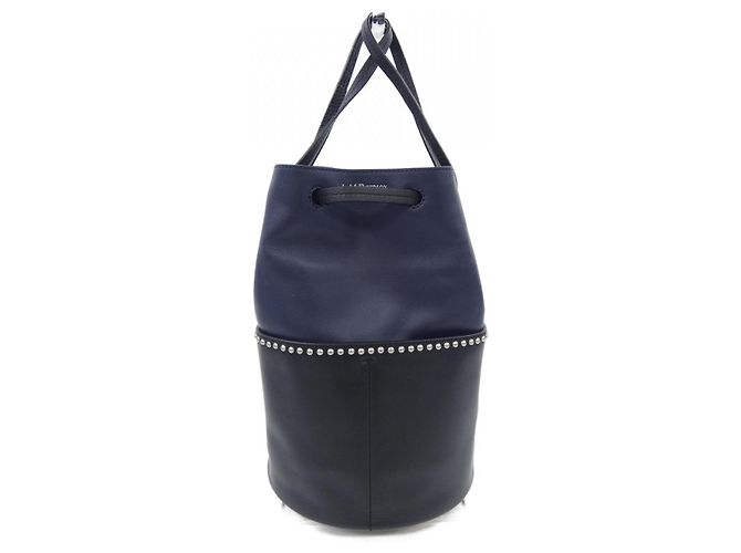 Autre Marque Borsa J&M DAVIDSON Nero Blu navy 