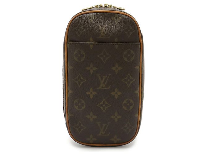 Pochette Gange Monogram Louis Vuitton Borsa a Spalla Marrone