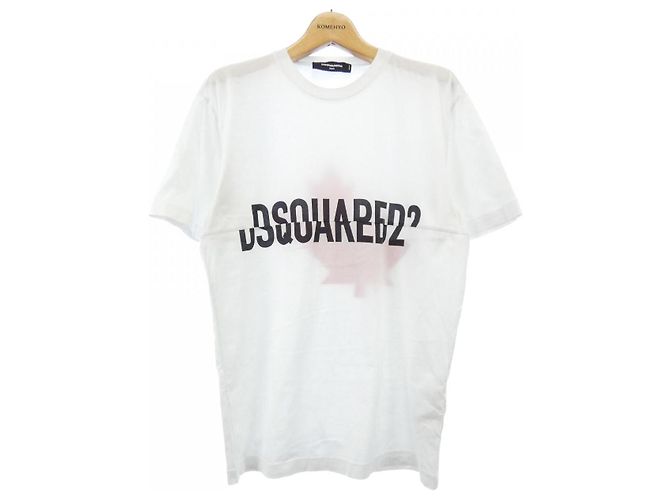 Camiseta de algodón DSQUARED2 Blanco 