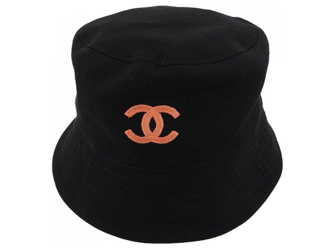 Timeless Chanel Reversibler Hut Schwarz