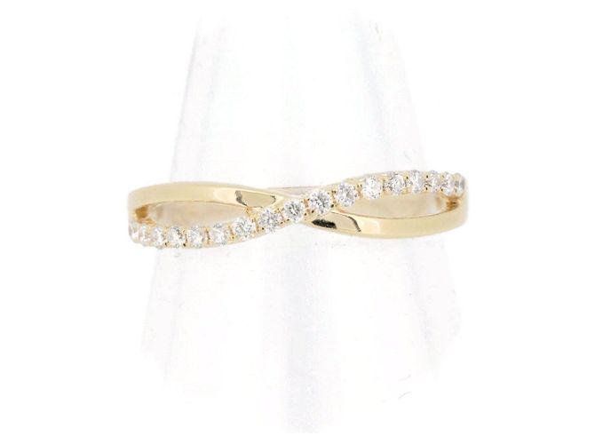 Autre Marque Ponte Vecchio Ring aus Au750 mit Diamanten Golden