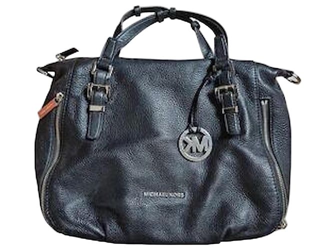 Borsa Michael Kors in pelle nera Nero