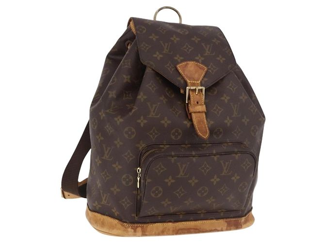 Zaino LOUIS VUITTON Monogram Montsouris GM M51135 LV Auth 183866 Monogramma