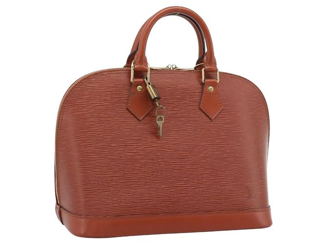 Bolsa LOUIS VUITTON Epi Alma Marrom M52143 LV Auth ki6692SAV