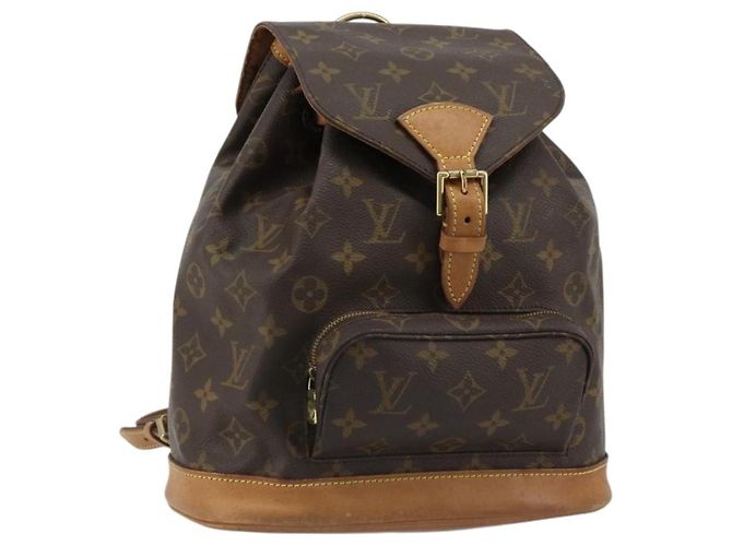 LOUIS VUITTON Monogram Montsouris MM Backpack M51136 LV Auth 184664A