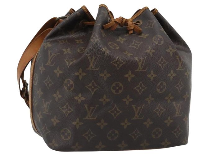 LOUIS VUITTON Monogram Petit Noe Schultertasche M42226 LV Auth 187788 Monogramm