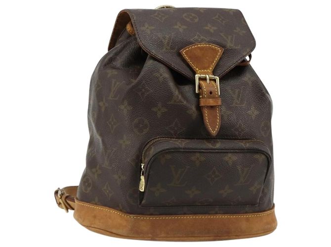 LOUIS VUITTON Monogram Montsouris PM Backpack M51137 LV Auth 185497
