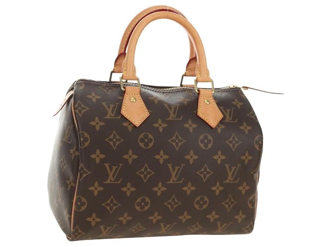 LOUIS VUITTON Bolso Monogram Speedy 25 M41528 LV Auth 185347SAM Monograma