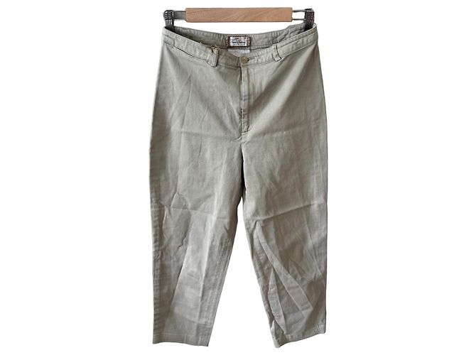 Thomas Burberry Chinos in cotone beige