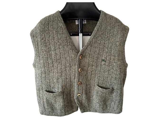Burberrys of London Wollweste Grau