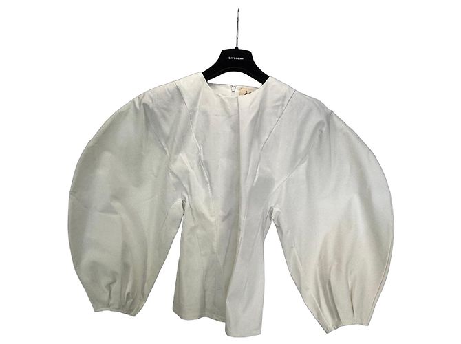 Autre Marque AWAKE MODE Top mangas globo blanco