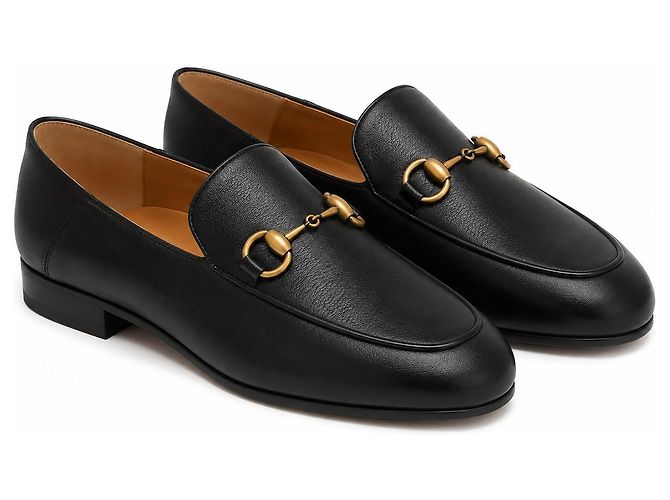 Gucci Horsebit Mocassini in pelle nera Nero