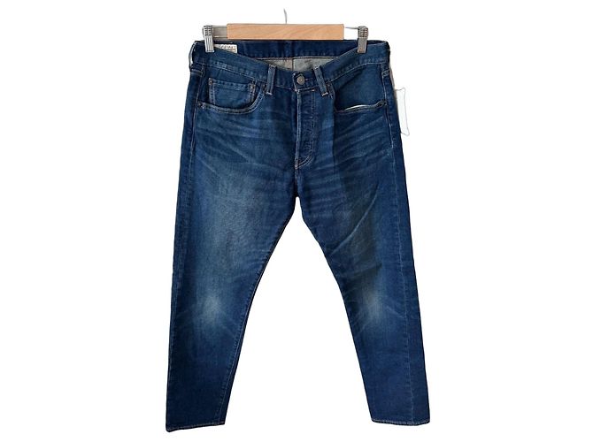 Levi's Premium 501 ST Slim Taper Jeans Blau 