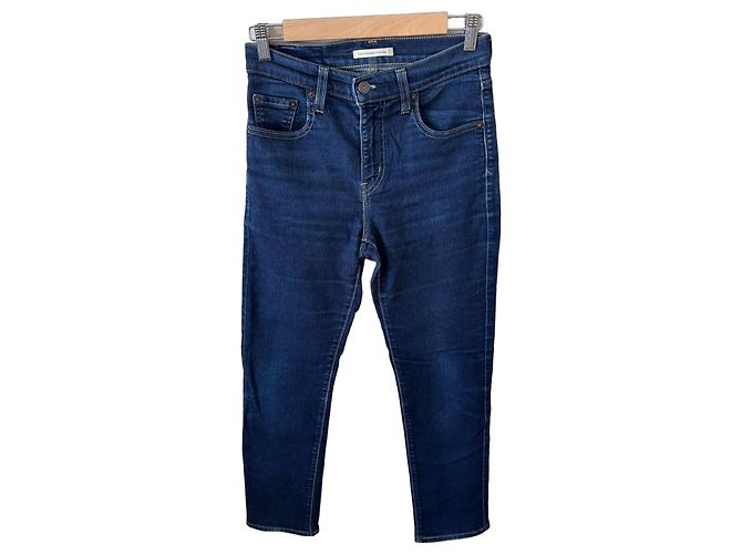 Levi's 724 High Rise Straight Jeans Azul