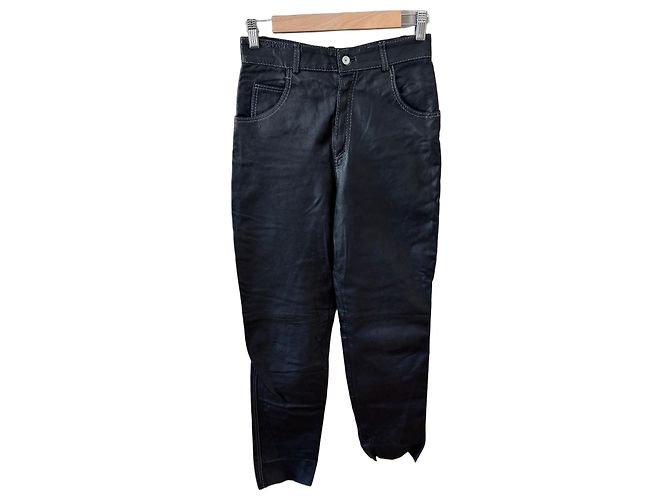 Levi's Lederhose Schwarz