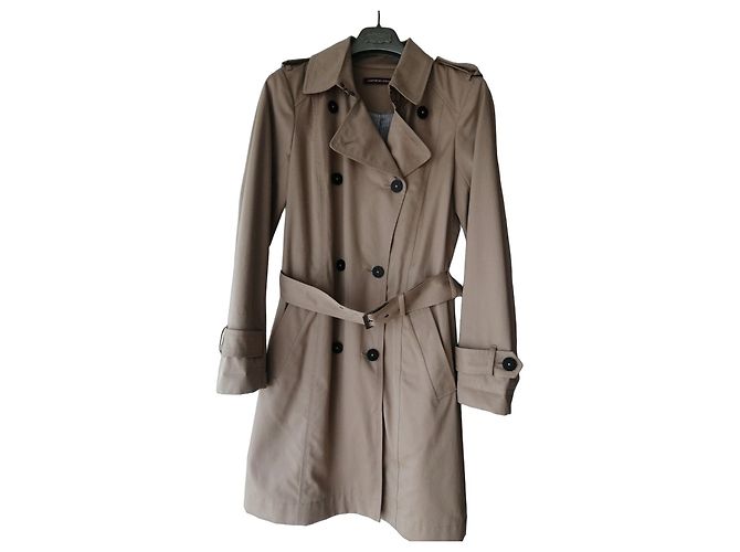 Comptoir Des Cotonniers Gabardina beige de algodón