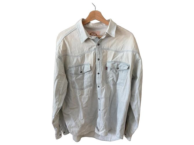 Levi's Real Indigo Jeanshemd Hellblau