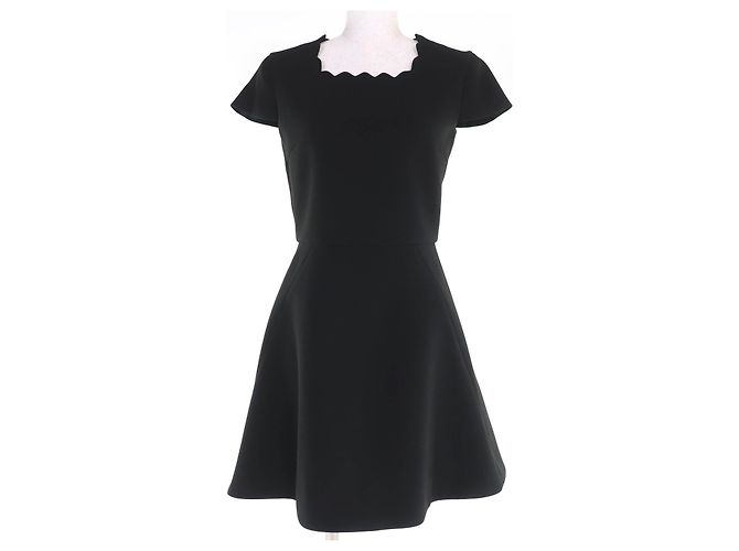 Autre Marque YOKO CHAN YCD-124-918 Kleid Schwarz
