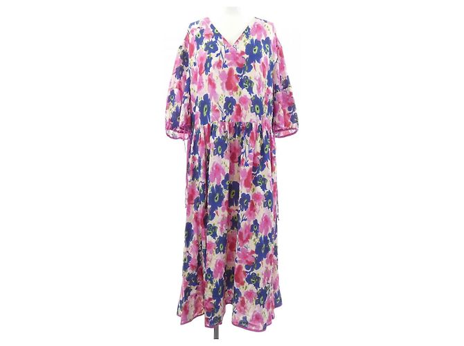 Autre Marque Drawer Kleid Pink Blau