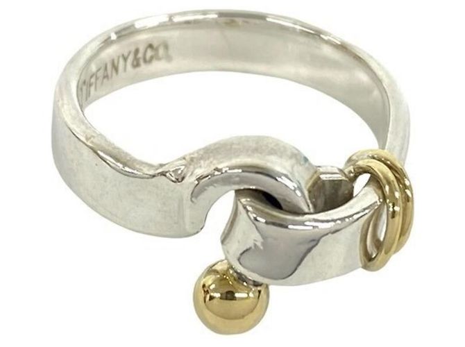Tiffany & Co Tiffany Vintage Hook & Eye Ring Silber Golden