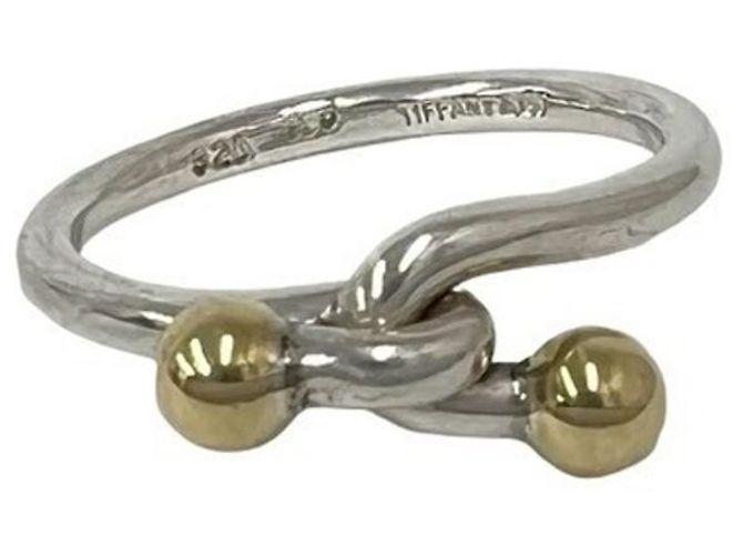 Tiffany & Co Tiffany Vintage Hook & Eye Ring Silber Golden
