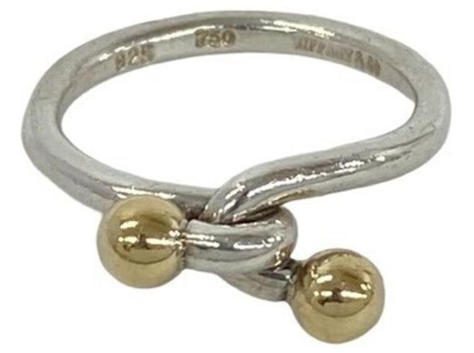 Tiffany & Co Tiffany Hook & Eye Ring Silber Golden