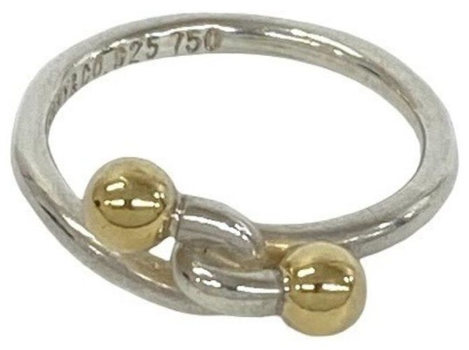 Tiffany & Co Tiffany Vintage Hook & Eye Ring Silber Golden