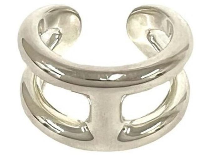Ring Anello Hermès Osmos GM Argento 