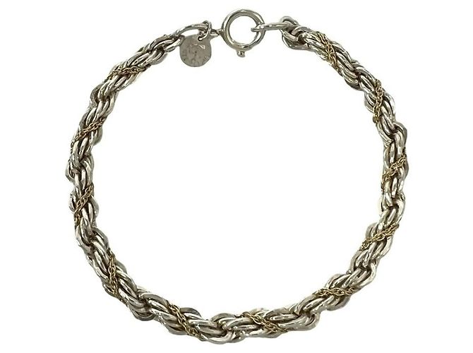 Tiffany & Co Bracciale Tiffany Vintage Twist Rope Argento D'oro