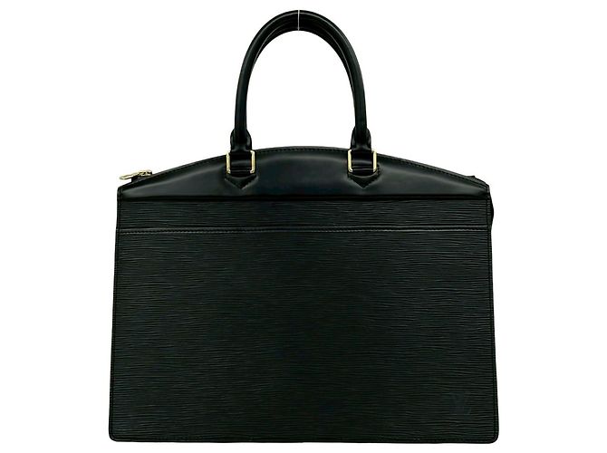 Louis Vuitton Riviera Epi Leder Handtasche Tote Schwarz