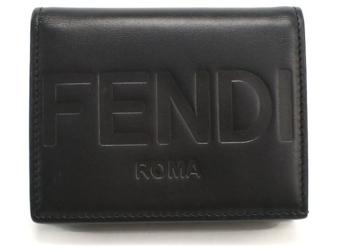 Fendi Women's Bi-fold Wallet in Black