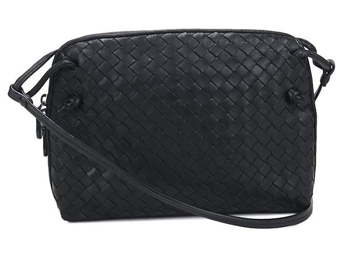 Borsa a tracolla nera Bottega Veneta Nero