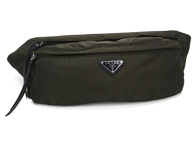 Borsa a tracolla Prada kaki Cachi