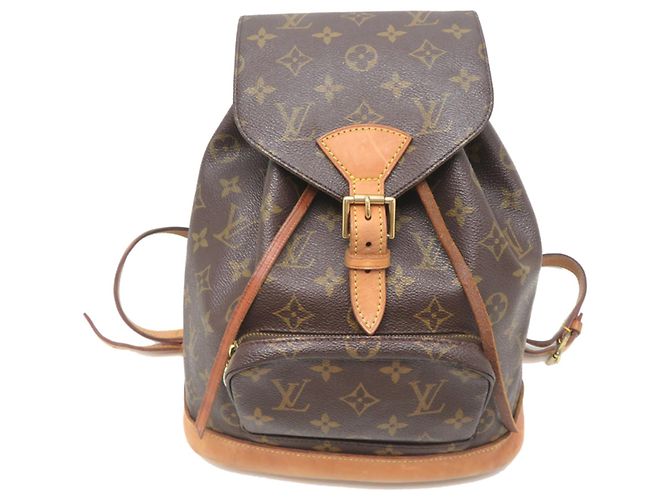 Louis Vuitton Montsouris MM Backpack Brown