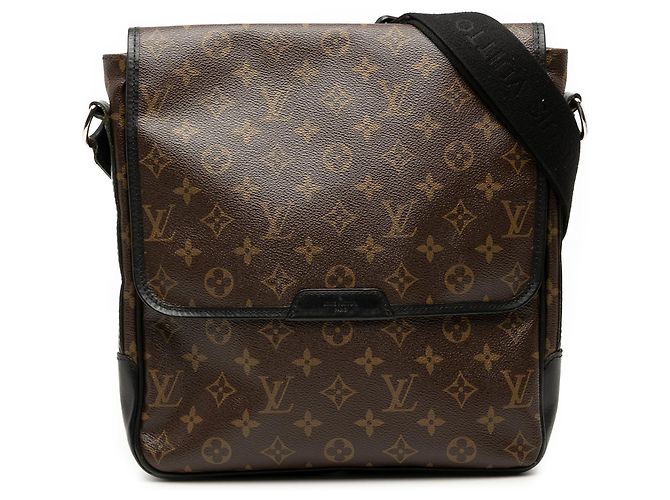 Louis Vuitton Marrone Monogram Macassar Bass MM