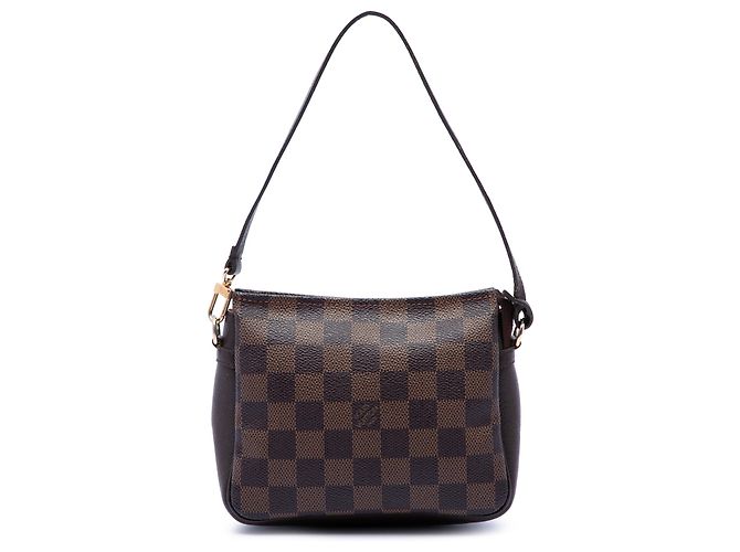 Louis Vuitton Marrone Damier Ebene Trousse Pochette