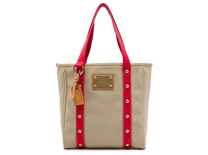 Louis Vuitton Beige Antigua Cabas MM