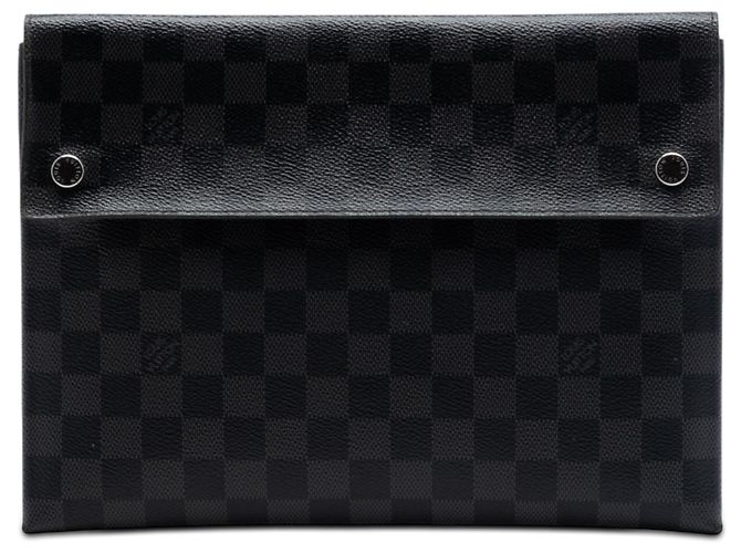 Louis Vuitton Triple Pochette Alpha in Damier Graphite nero