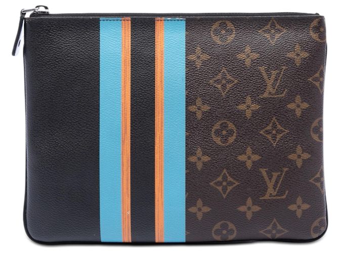 Louis Vuitton Pochette Plate MM Marrone Monogram